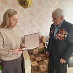 Водоканал-Чита поздравил ветерана Великой Отечественной войны Николая Богодухова со столетием Водоканал-Чита поздравил ветерана Великой Отечественной войны Николая Богодухова со столетием